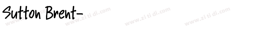 Sutton Brent字体转换